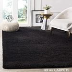 imsid Area Rug (Black, Polyester, 3 x 5 Feet)