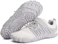 MIFAWA Barefoot Shoes Men Wide Toe Box Zero Drop Water Shoes Men for Gym Workout Minimalist Weightlifting Cross-Trainer Running Hike Grounded Footwear White