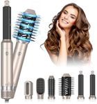 Hair Styler 6 in 1, Layhou Hot Air Styler Set, Hair Dryer Brush Warm Air Comb Automatic Curling Iron Straightening Brush Hair Styling Tool Straighten Curl and Blow Dry Hair