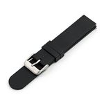 MARATHON WW005018BK 18mm Vulcanized Rubber Watch Band in Black