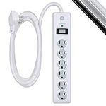 GE 6-Outlet Surge Protector, 8 Ft E