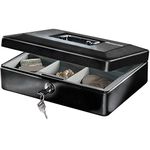 SentrySafe CB10 Small Cash Box, Black