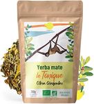 ORIGEENS ORGANIC YERBA MATE TEA WITH LEMON AND GINGER 200g - Le Tonique | Organic Unroasted Yerba Mate, Leaves, Without Stalks or Dust | Energy and Detox Drink