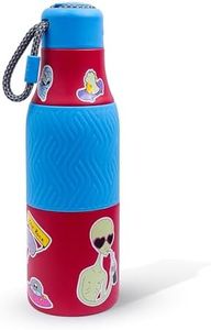 Rabitat ZAPPY Stainless Steel Water Bottle- 2 Years Brand Warranty Red Martian 700ml | 12 Hours Hot & 18 Hours Cold | Kids Water Bottle for School | Insulated Leakproof & Durable Flask