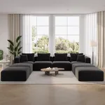 Novilla 141" Modular Sectional Sofa