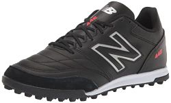 New Balance Men's 442 V2 Team TF Soccer Shoe, Black/White, 8.5 Wide