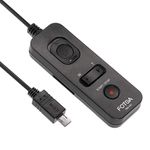 Fotga Shutter Release Remote Control with Multi Terminal Cable for Sony A7IV A7RV RX100 IV V A7II A7SII A7III A7RIII A7SIII A9 A6500 A6300 A6000 A5100 A5000 A5300,Replacement for RMVPR1