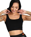 Rock Paper Scissors Premium Tank Fitted Top Stylish Crop Top Short Top Sleeveless Women Fitted Top, Black