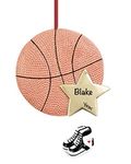 Personalized Basketball Ornaments for Christmas Tree – Polyresin Boy Star Basketball Player Ornament – Sports Ornaments for Boys – Basketball Gifts for Boys – Basketball Decor – Sports Fan Ornament