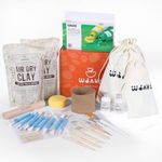 Air Dry Clay Pottery Kit for Adults