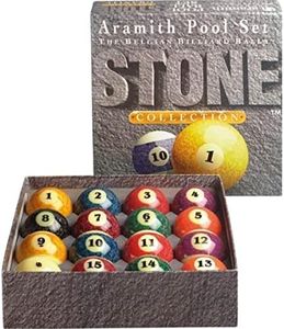 Aramith Stone Collection Pool and Billiard Ball Set