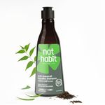Nat Habit Anti-Dandruff Navdha Shampoo | Clinically Proven 99.9% Dandruff Removal | FlakeZero™ Technology with 5% Beracyl™ | Neem, Green Tea & Bhringraj | Sulfate & Silicone Free | 250ml