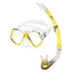 Mares Unisex's Mask Plus Snorkel Wahoo Diving Kit-Transparent/CL, SFRYLCL