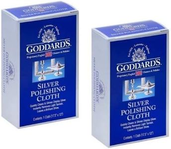 Goddard's Silver Polish Cloths Cleans And Shines Display Silver 2 Pack