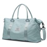 Carry On Bag for Women with Wet Pocket，Travel Weekender Overnight Duffel Bag with Trolley Sleeve Gym Tote Bags Waterproof Large