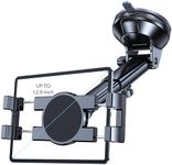 Coolpow Tablet Holder for Car ipad Holder for Car【Wind+Dash】Suction Cup ipad Mount for Truck Stand【360°】Tablet Car Mount soporte para tableta para auto for All 4.7"-12.9" Apple iPad Samsung Galaxy Tab