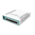 MikroTik Cloud Router Switch with 1 Gigabit Ethernet/SFP Combo Port and 5 SFP Cages (CRS106-1C-5S)