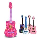 CB SKY 30†Heart design Acoustic Metal Strings Guitar/Girls Gift/Kids Musical Toys/Musical Instrument (Pink)
