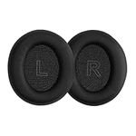 kwmobile Ear Pads Compatible with Anker Soundcore Life Q35 / Q30 Earpads - 2x Replacement for Headphones - Black