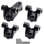 Hobbypark Brass Link Mounts Panhard Mount Suspension Links Axle Mounting Kit for TRX4 Upgrades Replacement of 8227, Front and Rear (Black & Gold)