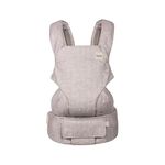 Tula Linen Explore Baby Carrier from Birth, 3-in-1 Outward Facing, Ergonomic Adjustable Baby Carrier (3.2-20.4 kg), Sand