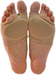 NatraCure Gel Metatarsal Pads Forefoot Cushioning - Metatarsalgia Foot Pads for Ball of Foot Pain Relief for Men & Women - Ball of Foot Cushions, Forefoot Pads for Mortons Neuroma -1 Pair - SM/M