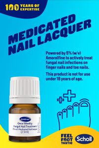 Schollmed Once Weekly Fungal Nail Treatment with Amorolfine, 2.5ml