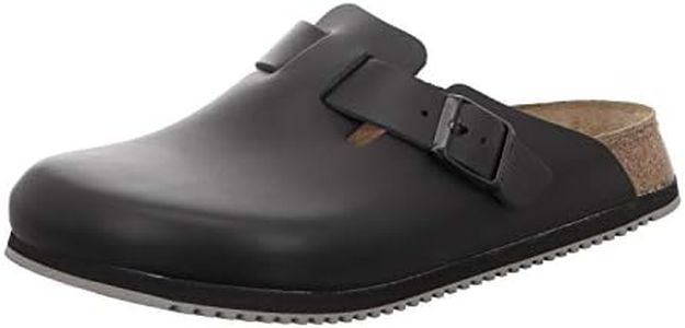 Birkenstock Men's Professional Boston Clog, Black, Size 44