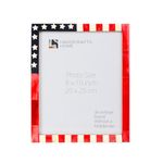 USA American Flag Picture Photo Frame Souvenirs Handmade Naturals Bone Frames For Photo Size 8X10 Inches