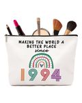 30th Birthday Gifts for Women Makeup Bag-VivaJoy Presents for Female 30th Birthday Gifts Rainbow Cosmetic Bags, Funny 30th Birthday Gift for Women, 30th Birthday Ideas Gifts (1994)