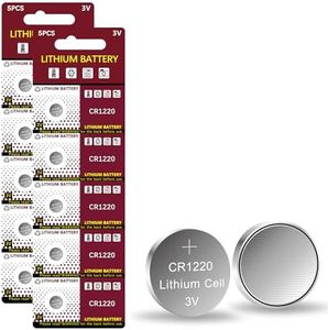 10Pcs CR1220 CR 1220 3V Lithium Battery for Watch Car Remote Key Fob LED Light Thermometer Camera 3 Volt Button Coin Battery