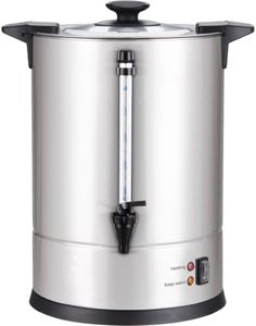 LOUIS TELLIER - Percolateur à café professionnel - Capacité 10 L - 75 tasses - INOX - Filtre en inox - Robinet anti-gouttes