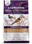 Countrywide Foreign Finch Seed Mix For Tropical Finches 20kg - Premium Seven-Seed Finch Food Blend - All Natural Bird Feed - Dust Free