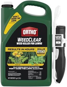 Ortho WeedClear Weed Killer for Lawns: with Comfort Wand, Won't Harm Grass (When Used as Directed), Kills Dandelion & Clover, 1 gal.