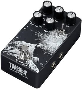 ALABS TIMESLIP Delay Pedal for Electric Guitar,Stereo Digital Delay Guitar Effects Pedal with 9 Delay Effects,Analog Dry Through,True Bypass,Tap Tempo,Adjustable Modulation, Multi-Expression Control