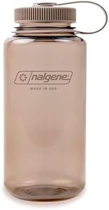 Nalgene Water Bottle Monochrome Collection - BPA Free Water Bottle Made from Recycled Materials - Reusable Water Bottle for Backpacking, Hiking, Gym - Shatterproof Water Bottle - 32 oz - Mocha
