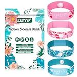 SZSTYYP Travel Sickness Bands, Motion Sickness Bands, Nausea Relief Wristbands for Adults and Kids,Sea Sickness Bands for Cruise Anti Sickness Wristbands Pregnancy Women