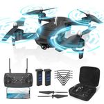 FERIETELF Drone with Camera - T26 RC Drones for Adults with 1080P HD Live Video, FPV Drone with 24mins Flight/Altitude Hold/Headless Mode/Gravity Sensor for Kids Beginners