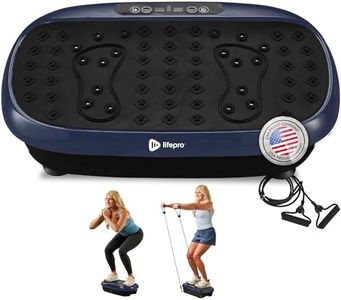 Lifepro Compact Vibration Plate Exercise Machine, Mini Full Body Vibration Platform Exercise Machine for Lymphatic Drainage with Acupressure Nodes, Burn Calories, Helps Alleviate Back & Joint Pain