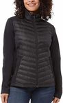 32 Degrees womens Mixed Media Jacket, Black, Large