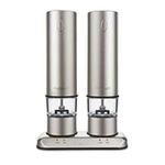 Cuisinart Rechargeable Electric Salt & Pepper Mill Set in Brushed Stainless Steel SP-4 | Newest Model