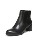 Naturalizer Women's Bay Ankle Boot, Black Wp Leather, 12