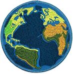 3.5" Earth World Globe Planet Patch