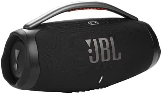 JBL Boombox 3 Black Portable Bluetooth Speaker with Massive Sound, Deepest Bass, IPX7 Waterproof, 24H Playtime, PartyBoost