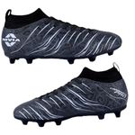 Nivia Carbonite 6.0 pro- 2024 Football Studs for Men,Black(UK07)