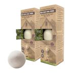 Moss Creek - Wool Dryer Balls - Reusable Dryer Balls for Laundry - Anti Static Fabric Softener Balls - Eco-Friendly Laundry Balls for Dryer - 3 XL Wool Dryer Balls per pack - 2 Pack, White