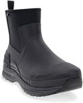 Western Chief Men's Waterproof Neoprene Ankle Rain Boot, Black, 12