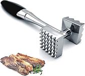 Zollyss Meat Tenderizer, Dual-Sided Nails Meat Mallet, Meat Hammer Used for Steak, Chicken, Fish，Meat Pounder with Rubber Comfort Grip Handle, 8.8 inches Meat Tenderizer Tool