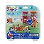 Learning Resources Numberblocks One and Two Bike Adventure Official Collectible Toys, Includes Numberblocks One and Two, Tandem Bike, Helmets, with Posable Arms for Realistic Play, Use for Display