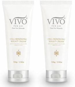 Vivo Per Lei Cell Renewal Night Cream, Get Intense Results with Gentle Non-Greasy Formulas, 1.7 Fl. Oz., Pack of 2